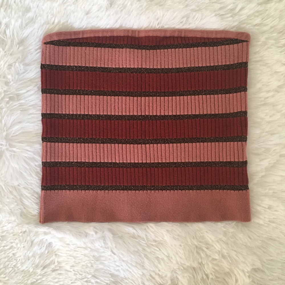 3/$20 Forever 21 Strapless Crop Tube Top Large